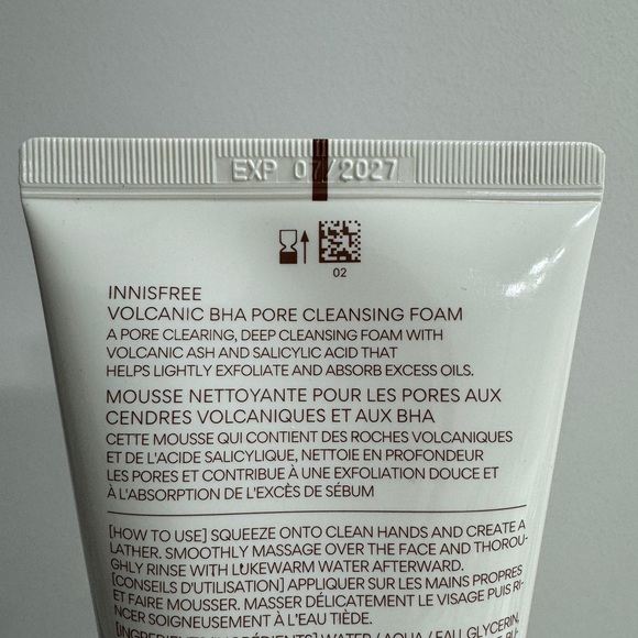 Volcanic BHA PORE cleaning foam  150ml
New with seal
Exp: 07/2027 - Picture 2 of 2
